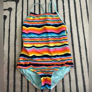 Girls speedo swimsuit large